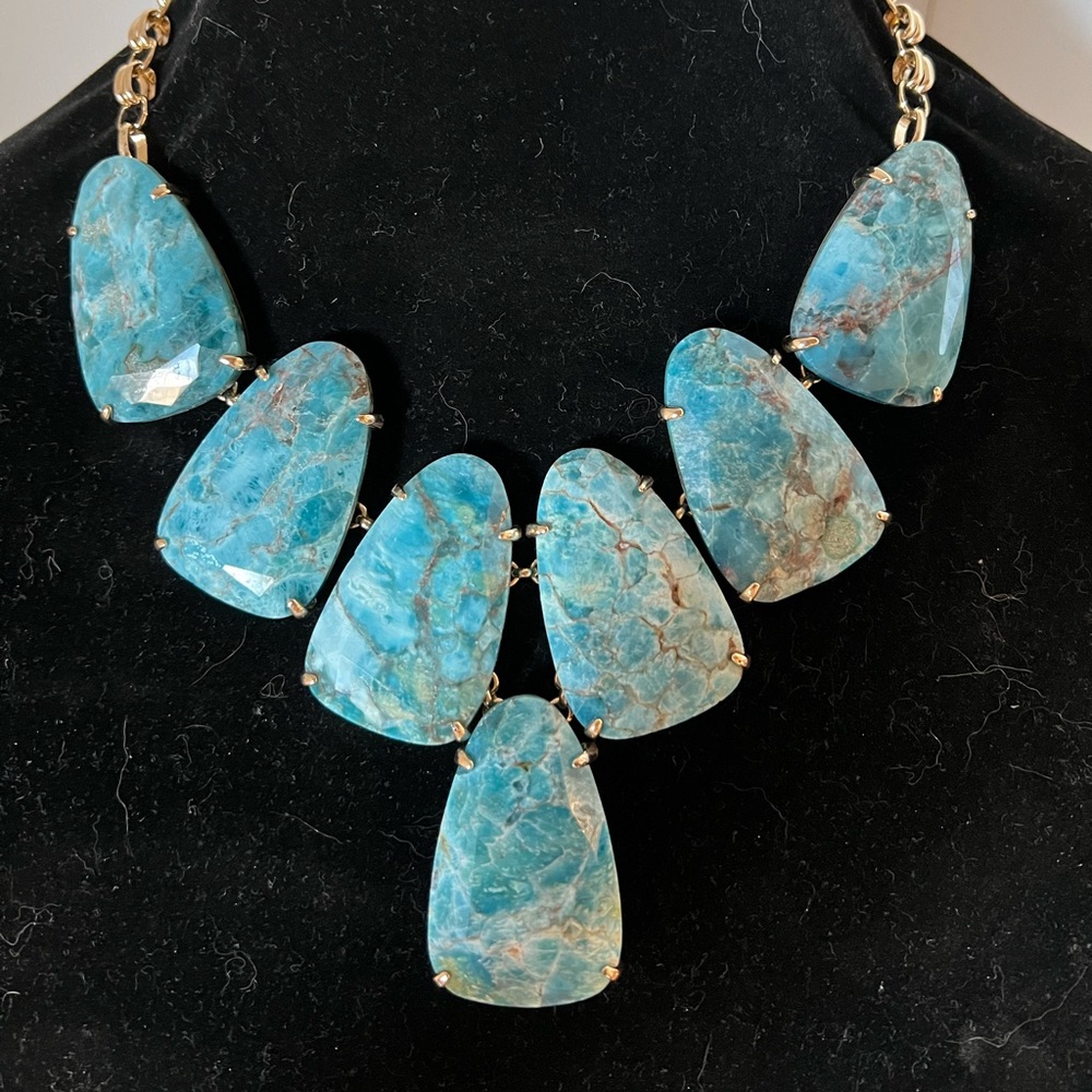 NWT Kendra Scott Harlow statement necklace Rare